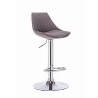 Modern cheap high swivel adjustable PU leather and fabric bar chair