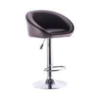 Modern comfortable high adjustable fabric leisure bar chair