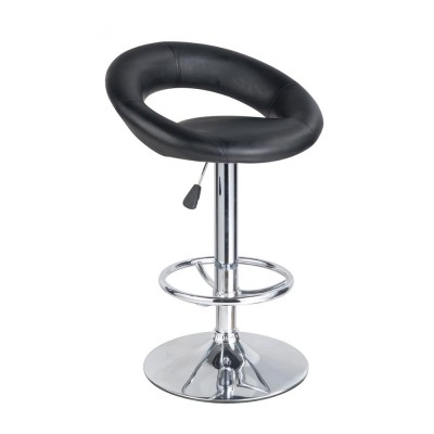 Modern cheap swivel adjustable PU leather and fabric kitchen bar chair&bar stool