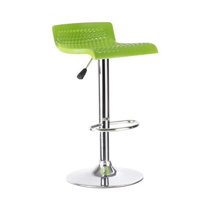 Cheap modern adjustable high plastic bar stool& counter stool  with low backrest