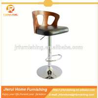 JR commercial bar furniture/ wooden bar stool with back JR-1109