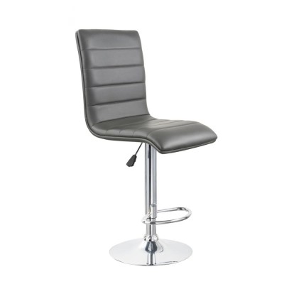 Wholesale PU leather swivel adjustable bar stool & counter stool with high backrest