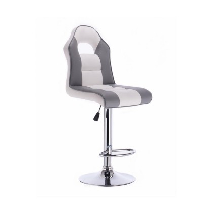 High quality cheap adjustable swivel PU leather  bar chair with armrest